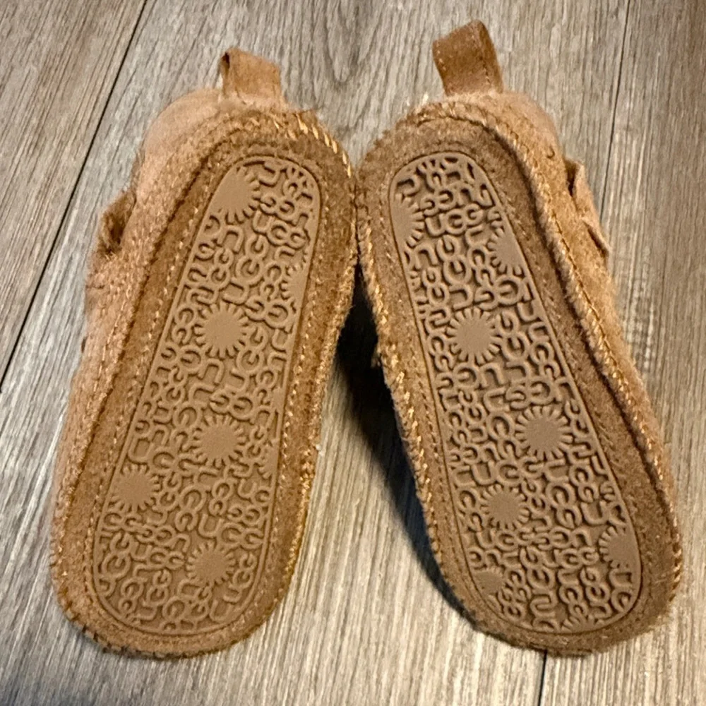 UGG Tan Kids Boots with Cozy Lining